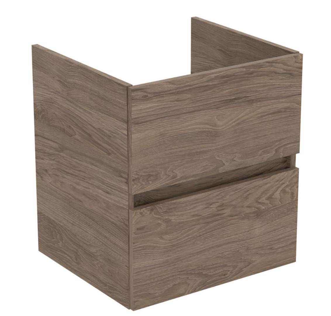 Ideal Standard Eurovit Umývadlová skrinka, 55x50x44 cm, 2 zásuvky, orech R0256Y9