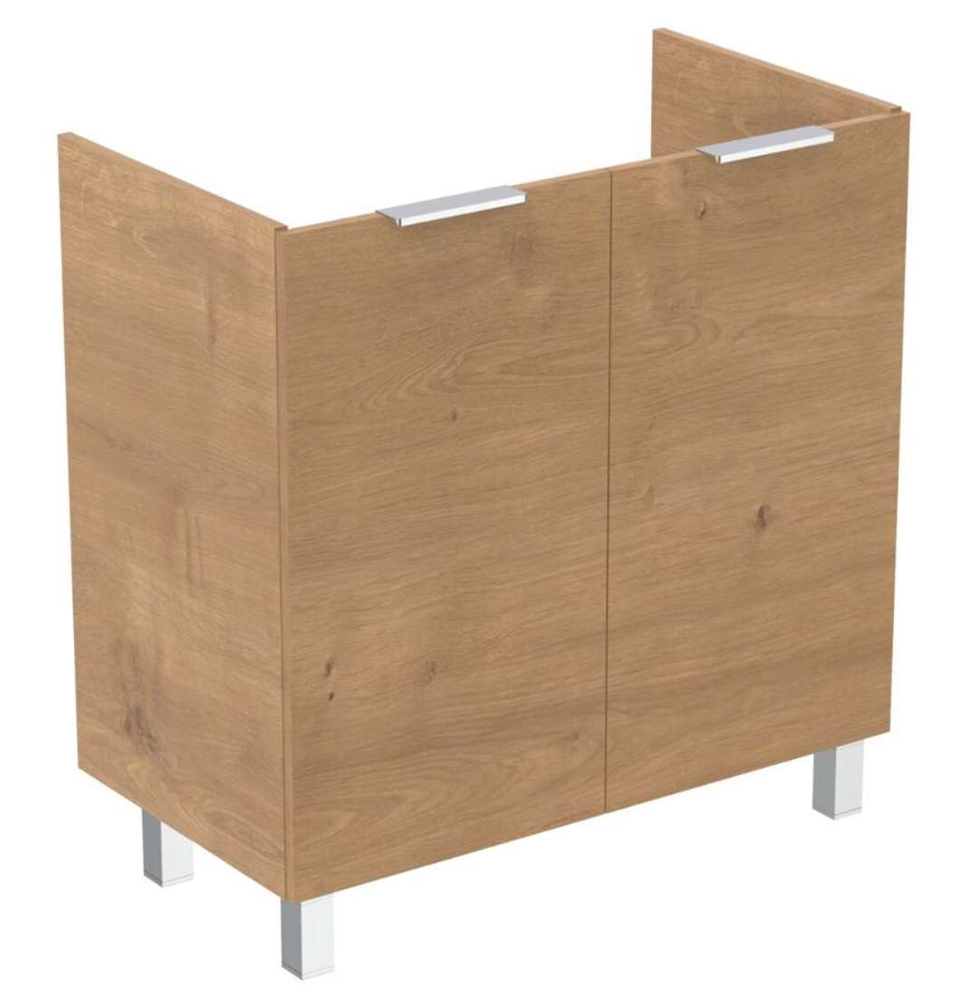 Ideal Standard Eurovit Umývadlová skrinka, 84x80x44 cm, 2 dvierka, pánty L/P, dub R0262Y8