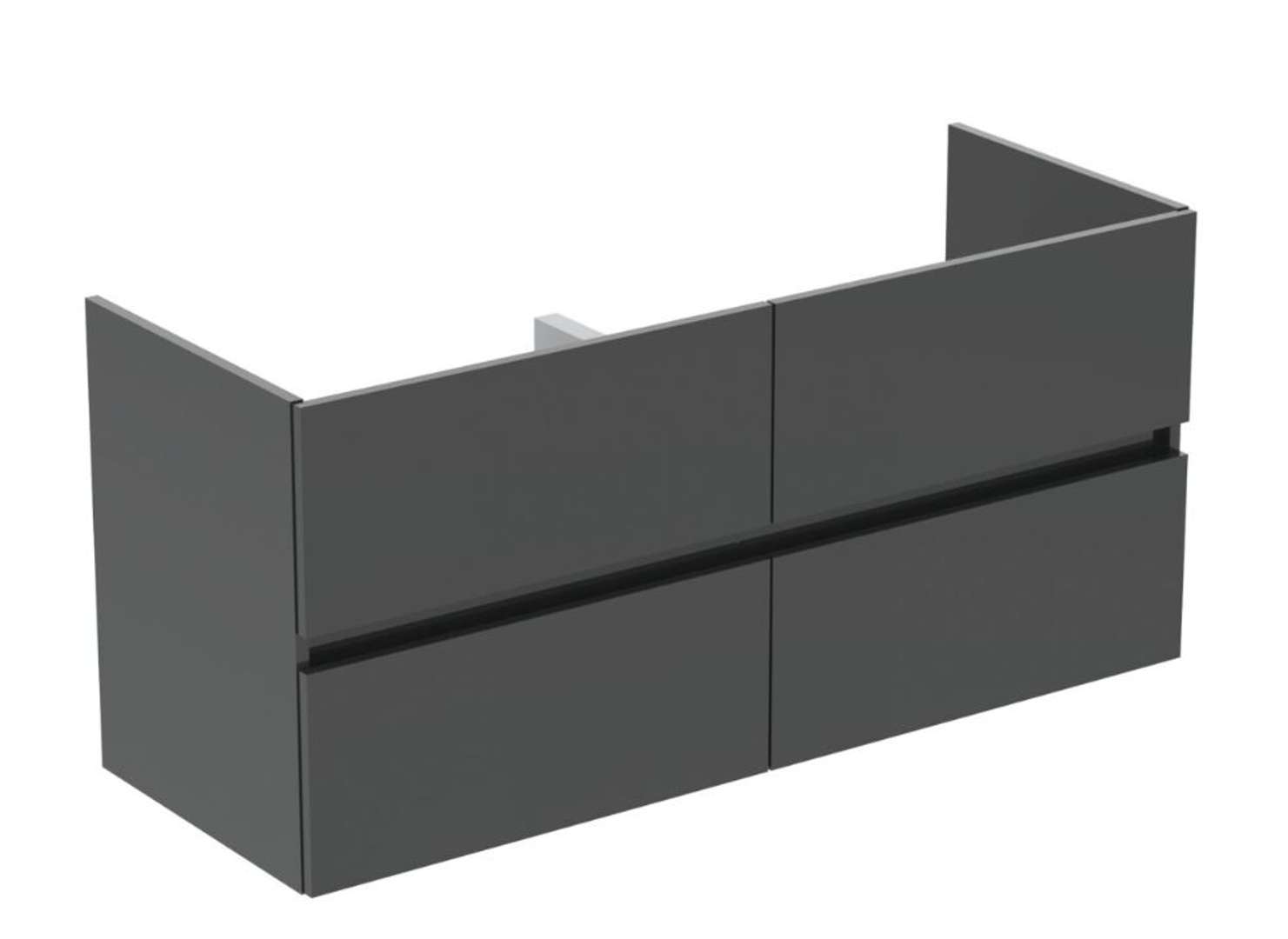 Ideal Standard Eurovit Umývadlová skrinka, 55x120x44 cm, 4 zásuvky, lesklá sivá R0267TI