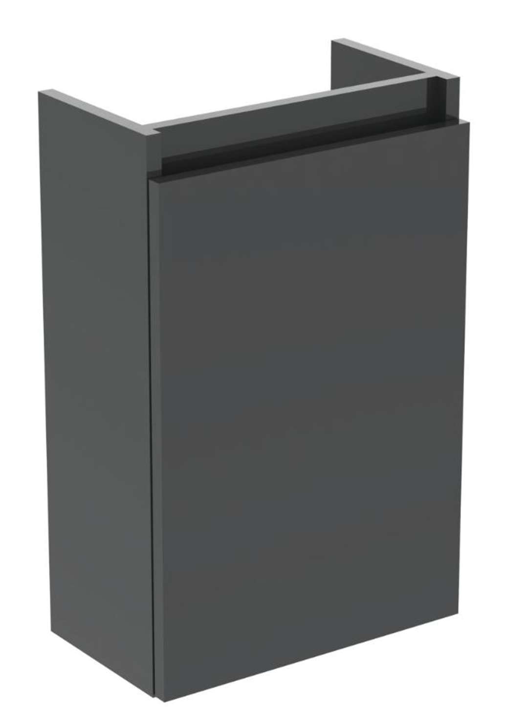 Ideal Standard Eurovit Umývadlová skrinka, 55x35x20 cm, 1 dvierka, pánty L/P, lesklá sivá R0271TI