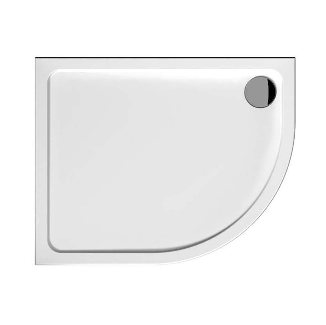 Jika Tigo Sprchová vanička 100x80 cm, ľavá, biela H2102100000001