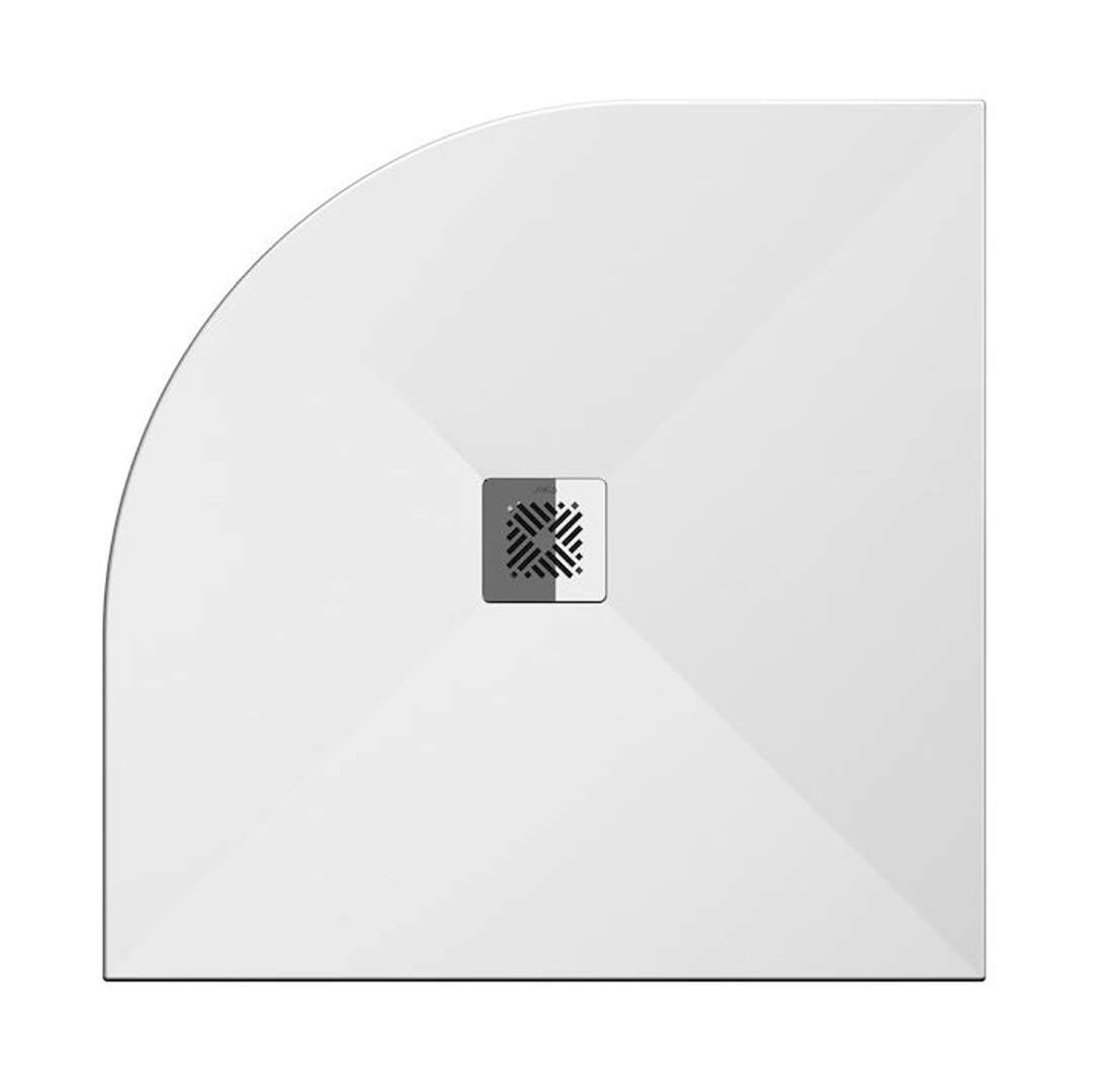 Jika Padana Sprchová vanička 90x90 cm, vzhľad bridlice/matná biela H213931R100001