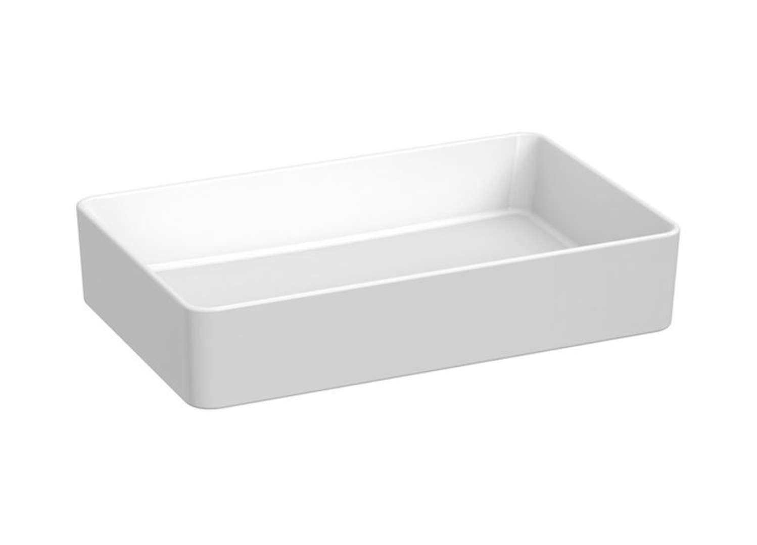 Jika Cubito Pure Umývadlo na dosku, 60x38 cm, bez prepadu, biela H8184270001121