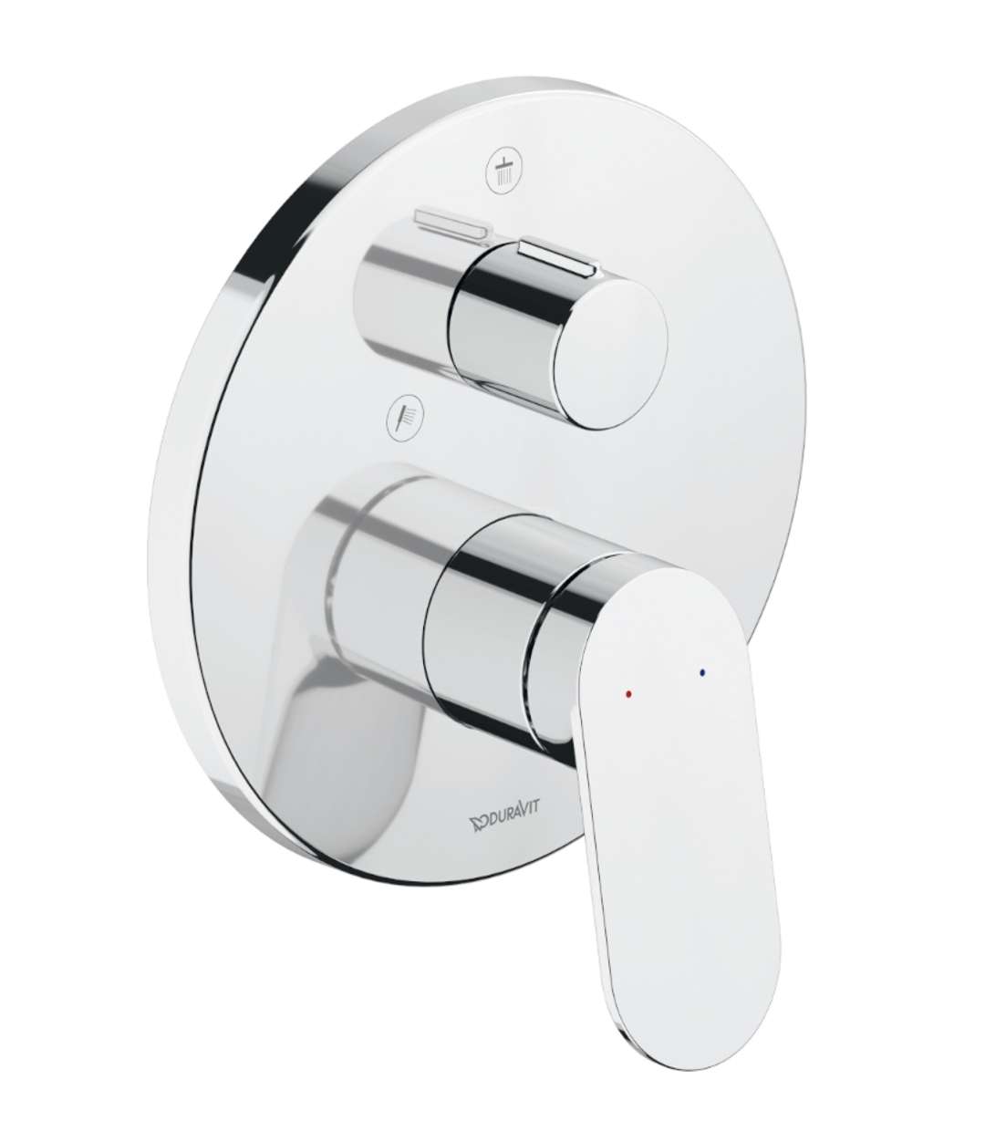 Duravit Wave Batéria pod omietku, na 2 spotrebiče, chróm WA4210012010