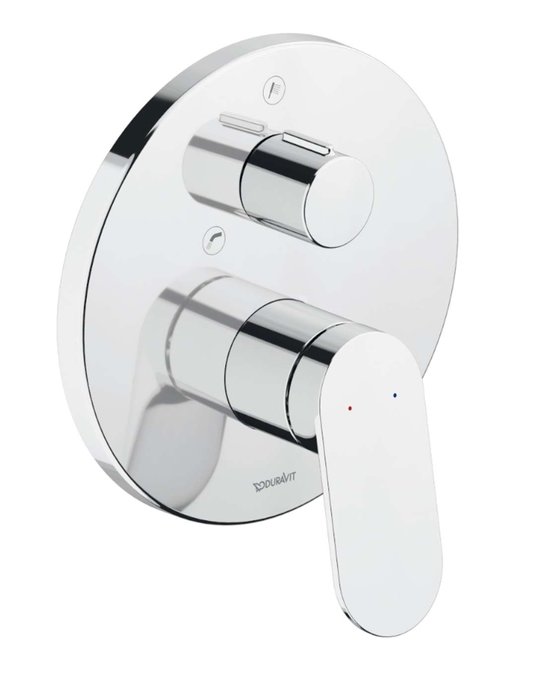 Duravit Wave Batéria pod omietku, na 2 spotrebiče, chróm WA5210012010