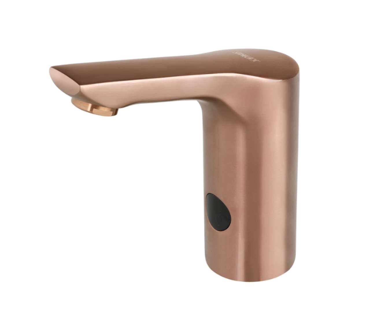 Sanela  Elektronický umývadlový ventil, sieťové napájanie, ružové matné zlato SLU 62FX