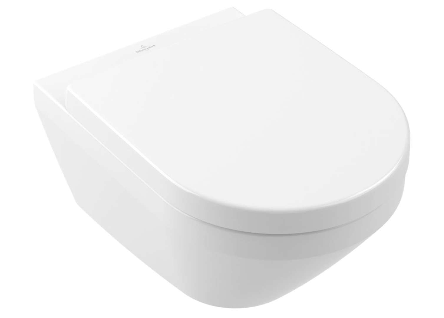 Villeroy & Boch Architectura Závesné WC s doskou SoftClosing, Rimless, TwistFlush, CeramicPlus, alpská biela 4694CLR1