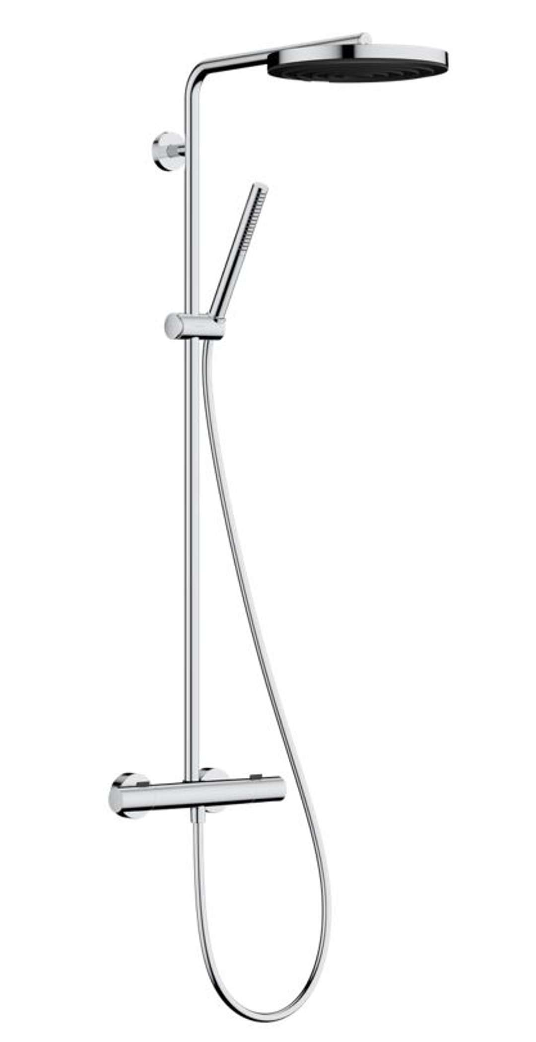 Hansgrohe Pulsify S Puro Sprchový set s termostatom, priemer 26 cm, 1 prúd, EcoSmart, chróm 24223000-HG