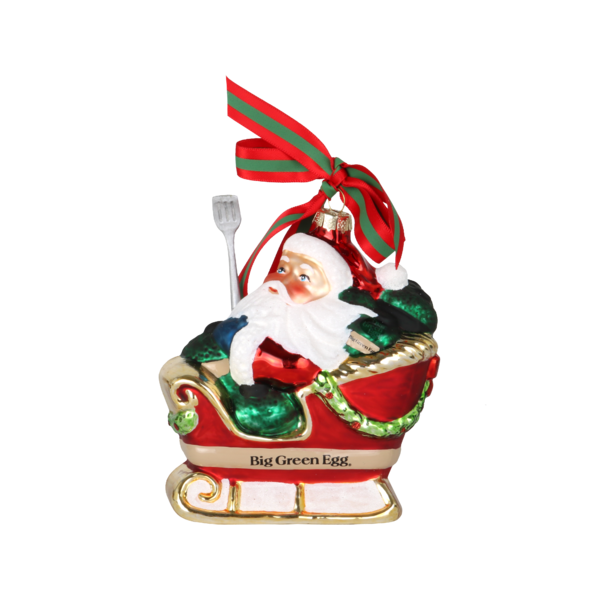 Big Green Egg Vianočná ozdoba Santa Claus