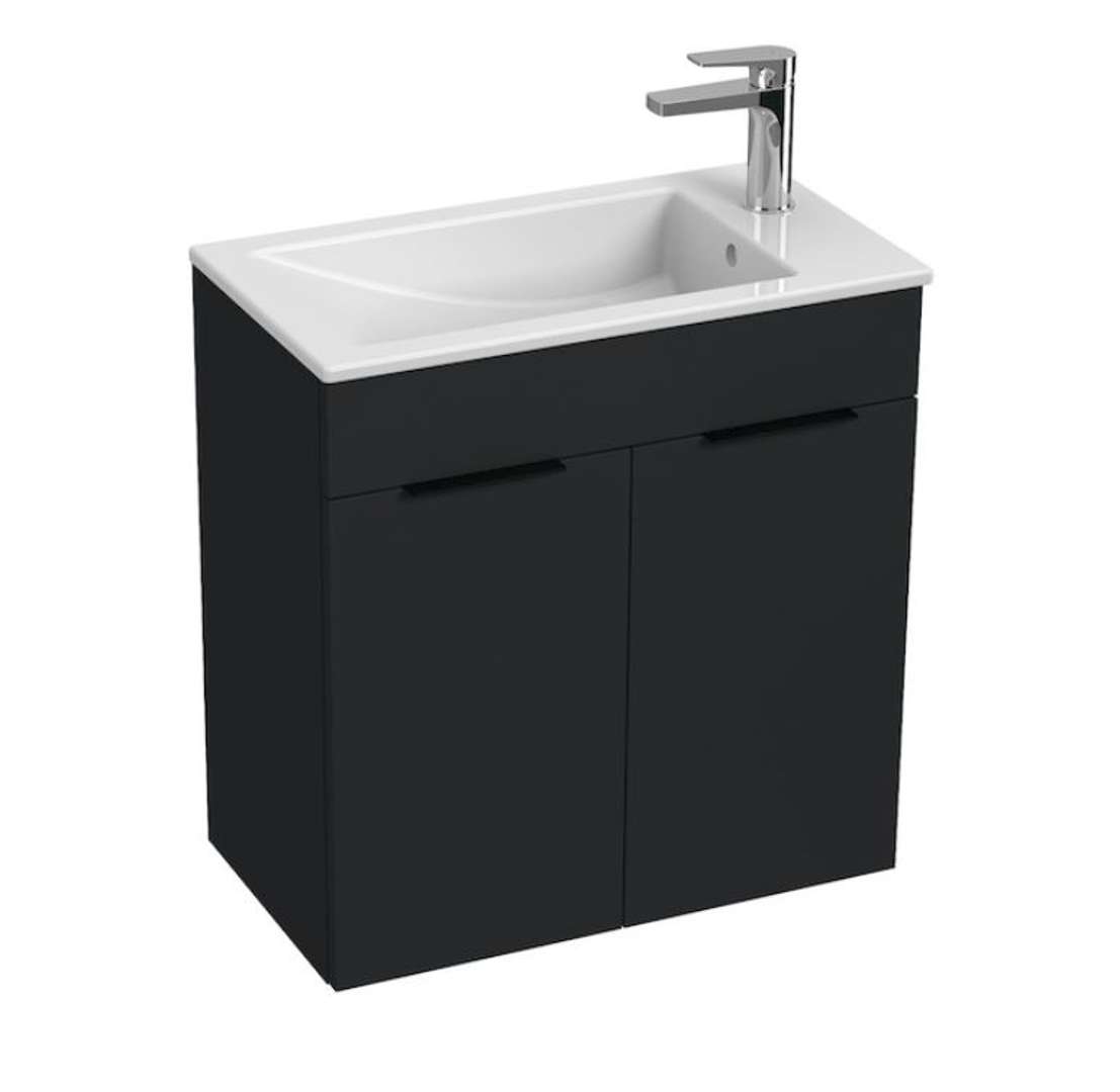 Jika Cube Skrinka s umývadlom 61x34x61 cm, matný antracit H4536311763521