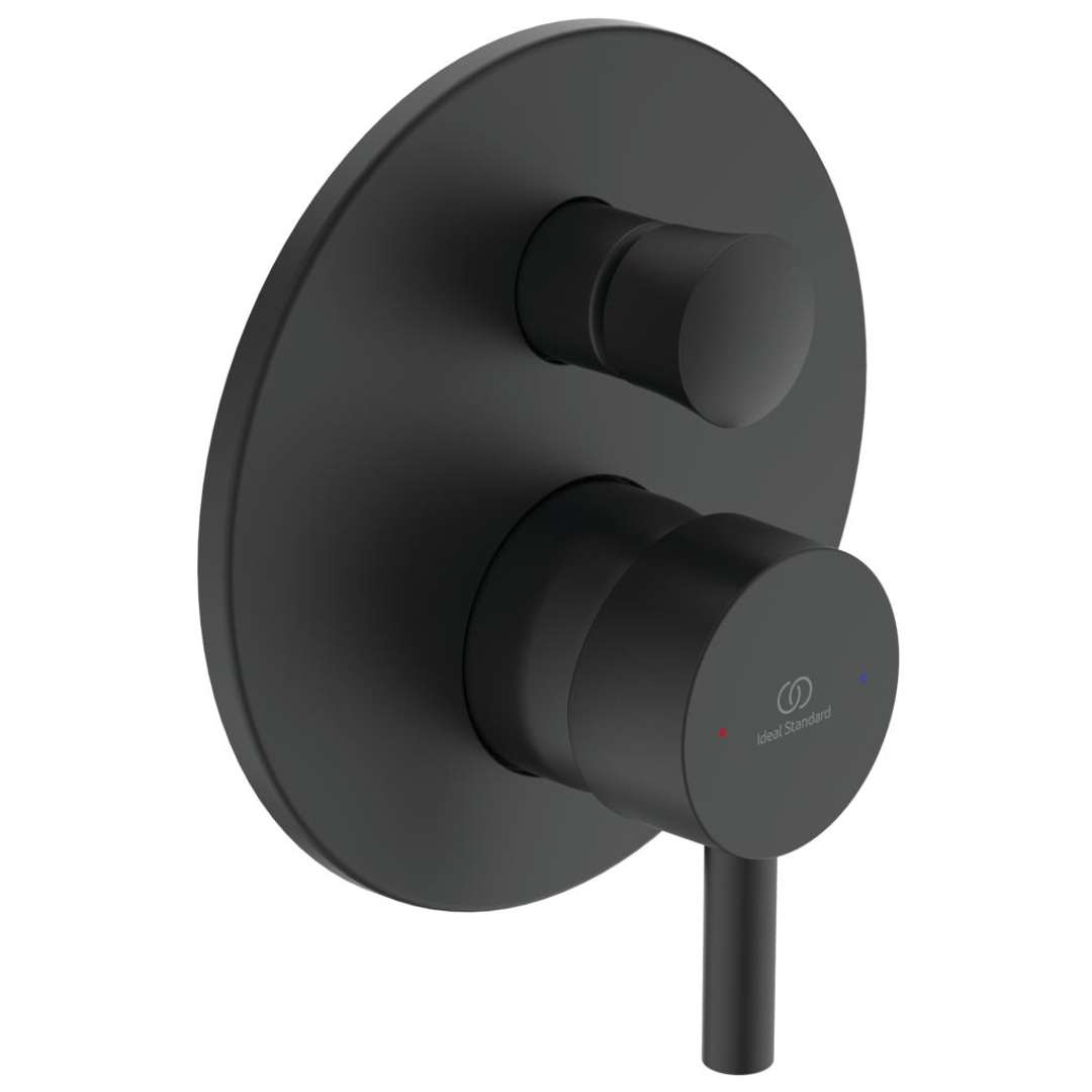 Ideal Standard CeraLine Batéria pod omietku na 2 spotrebiče, čierna BD139XG