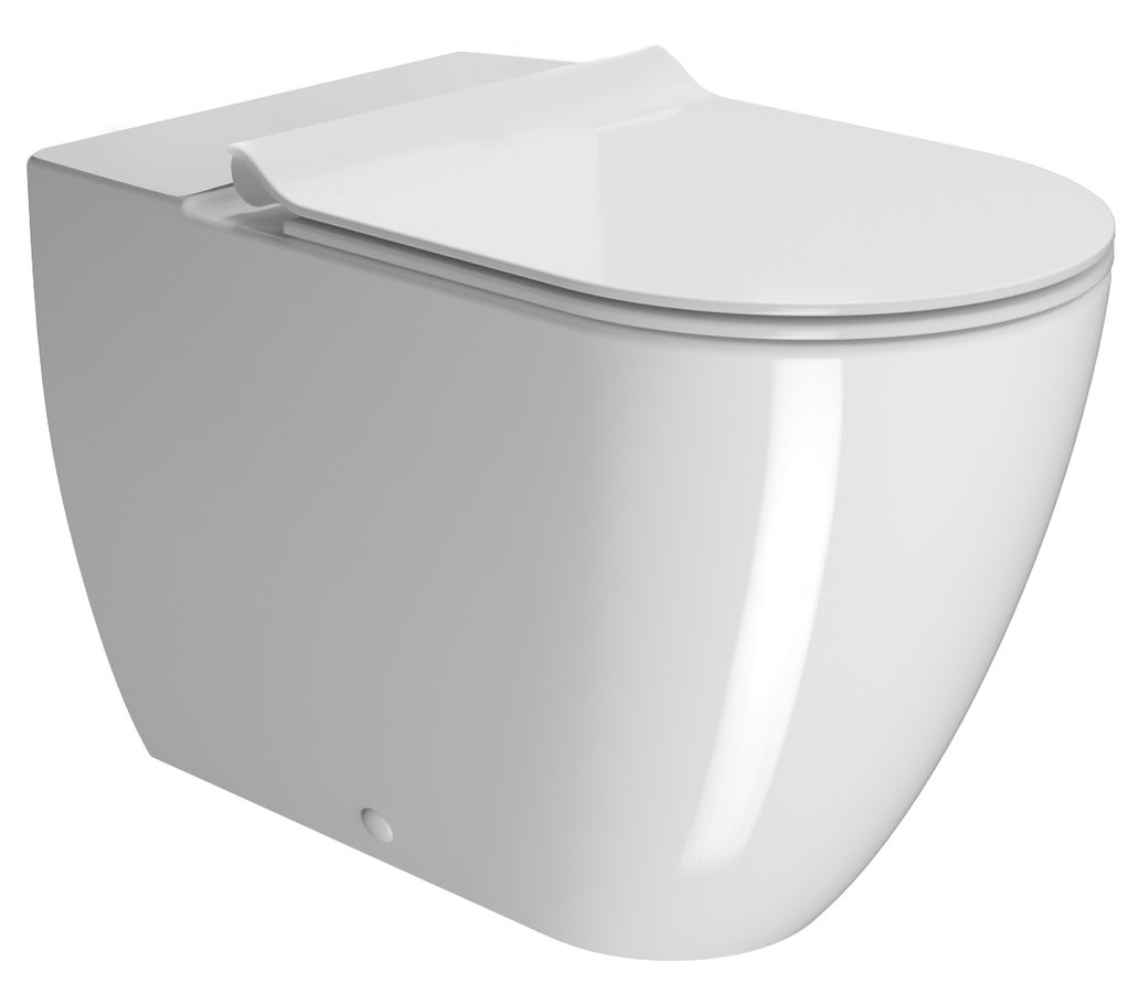 GSI PURA WC mísa kombi spodný/zadný odpad, Swirlflush, 36x63cm, biela ExtraGlaze 880611