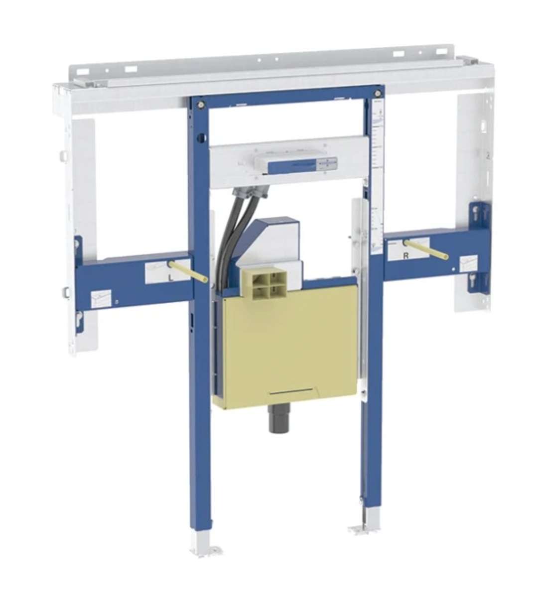 Geberit Duofix Predstenová inštalácia pre umývadlo Geberit ONE 105 cm, pre nástennú armatúru ONE, podomietkový sifón a prvok Clou, na výšku miestnosti 111.073.00.2