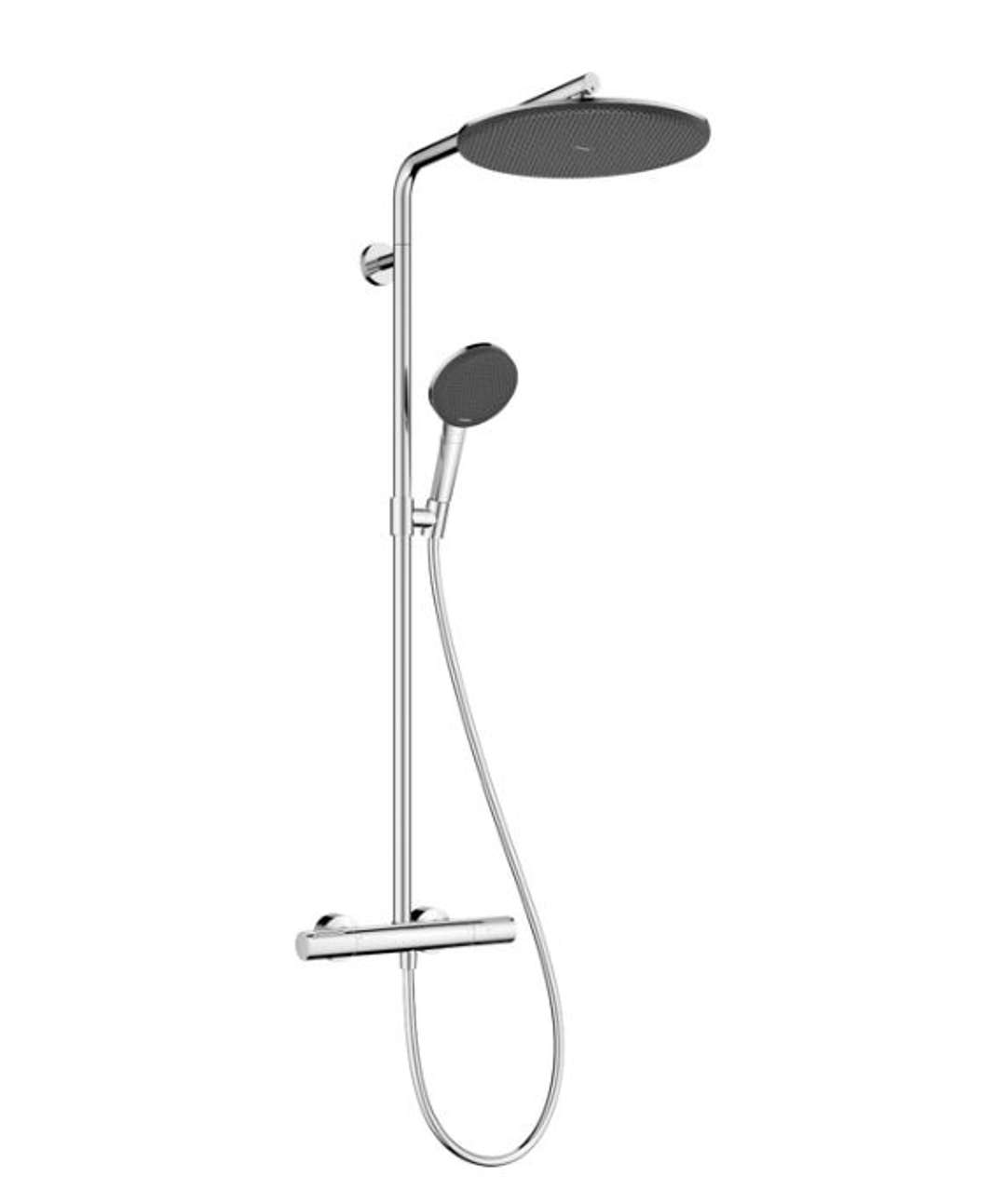 Hansgrohe Raindance Alive S Puro Sprchový set s termostatom, 21x34 cm, 3 prúdy, EcoSmart, chróm 24593000-HG