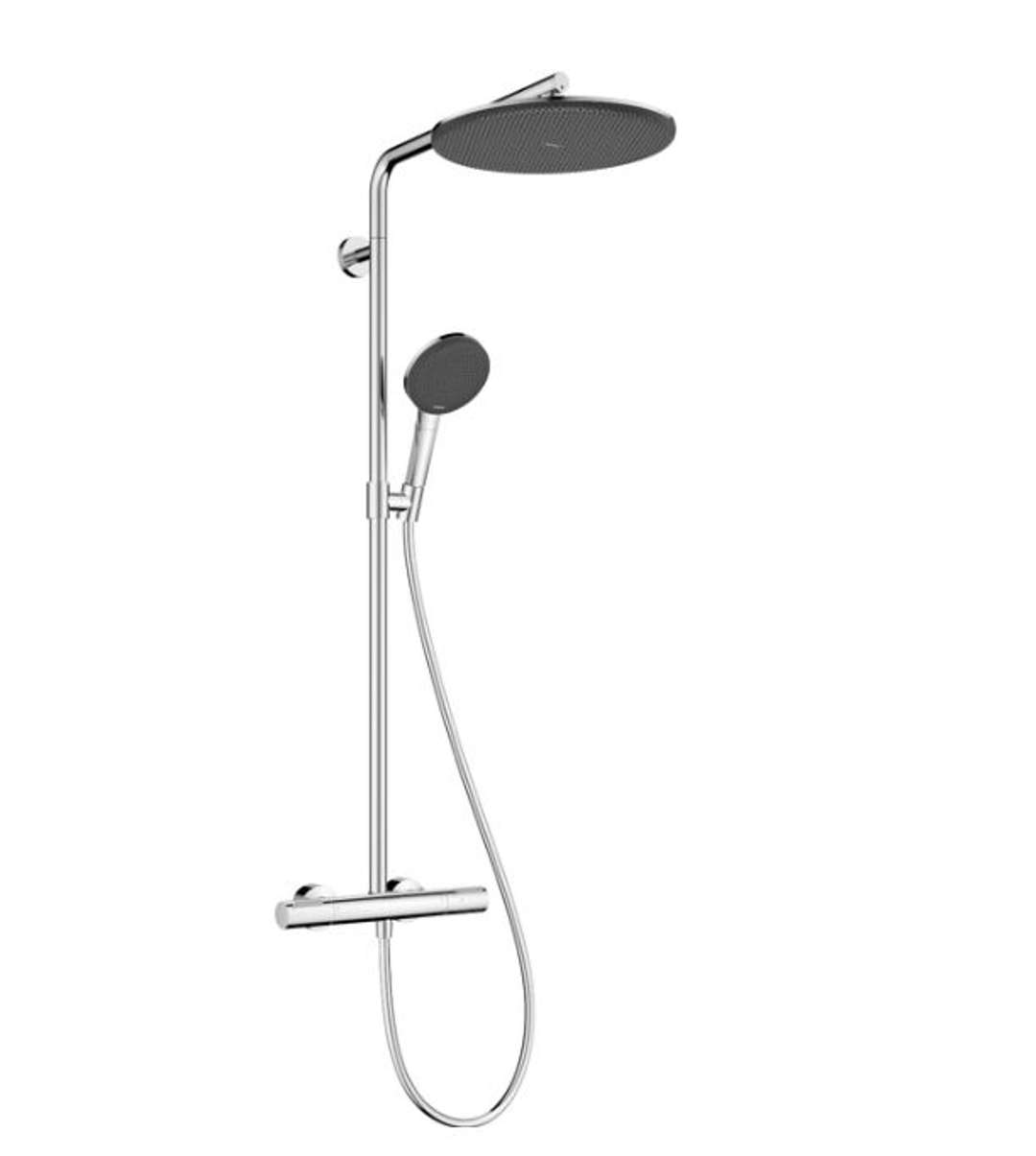 Hansgrohe Raindance Alive S Puro Sprchový set s termostatom, 21x34 cm, 3 prúdy, chróm 24592000-HG