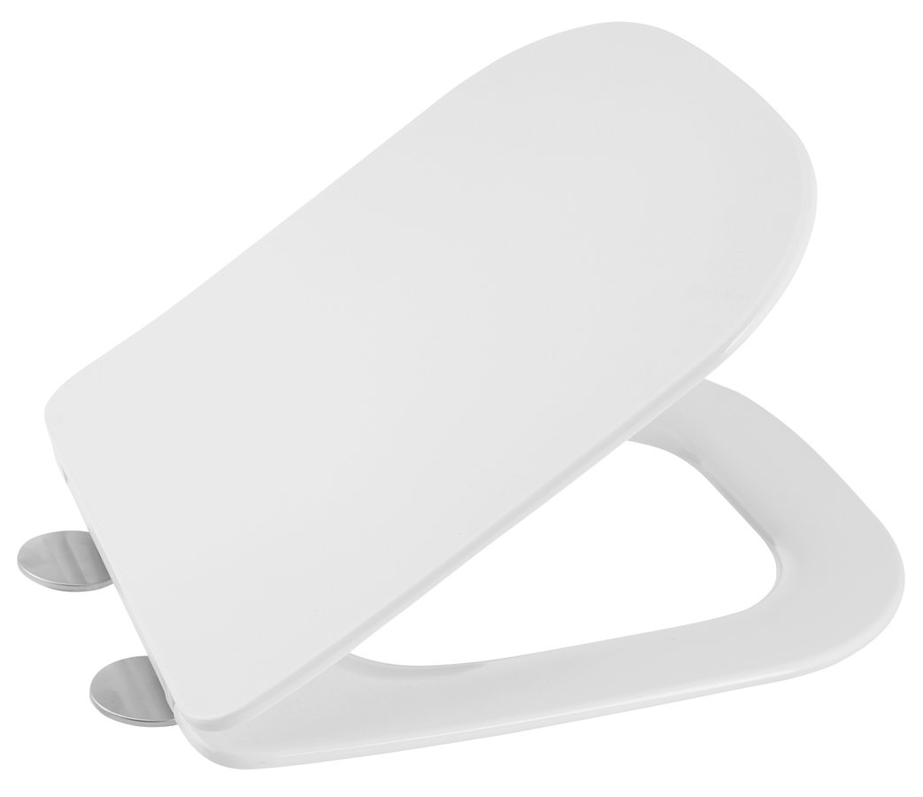 Sapho IMALA WC sedátko, SLIM, Soft Close, Easy Take, biela PCS107