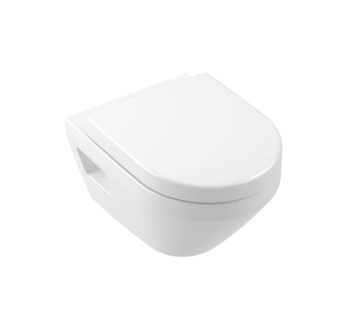 Villeroy & Boch Architectura Závesné WC s doskou SoftClosing, DirectFlush, TwistFlush, alpská biela 4687CL01