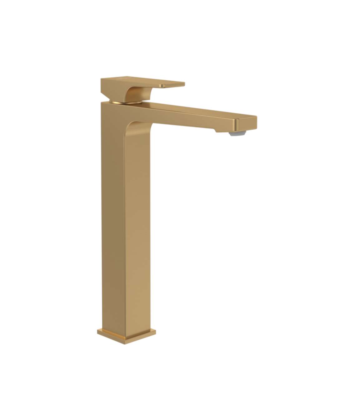 Villeroy & Boch Architectura Square Umývadlová batéria s výpusťou Push-Open, AquaSmart, kefované zlato TVW12500200076