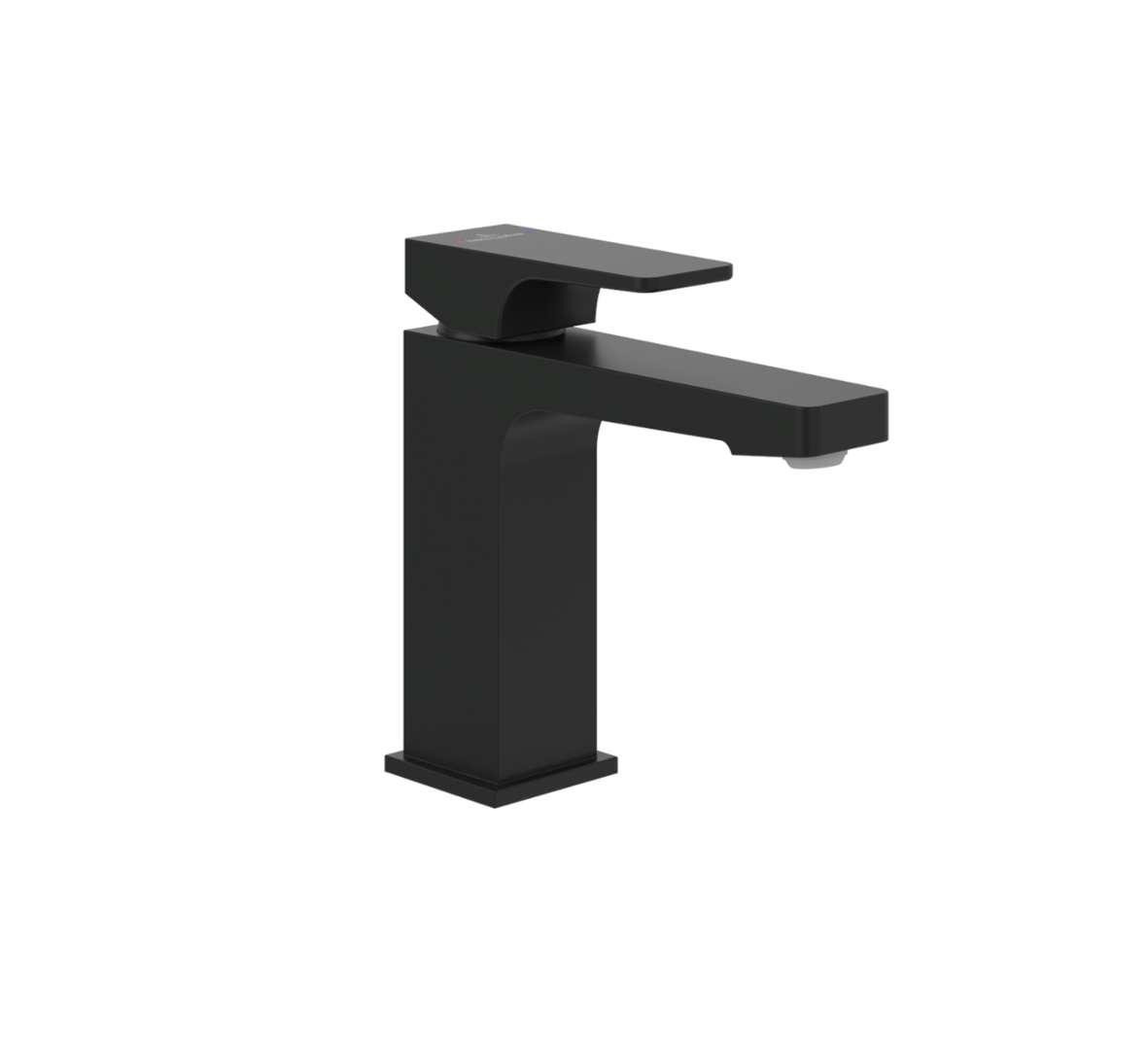 Villeroy & Boch Architectura Square Umývadlová batéria AquaSmart, matná čierna TVW125004000K5
