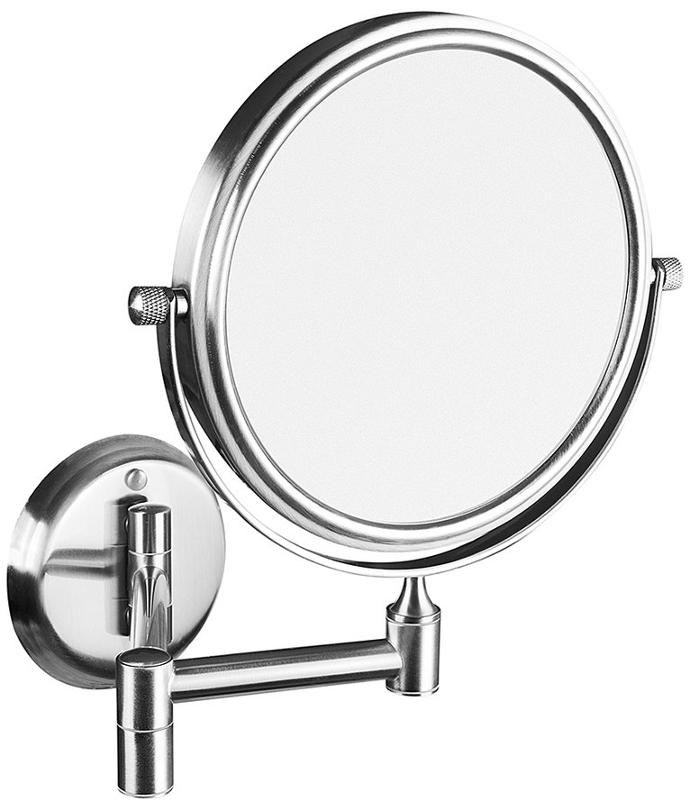 Sapho Závesné kozmetické zrkadlo, priemer 140mm, obojstranné, chróm XP012CH