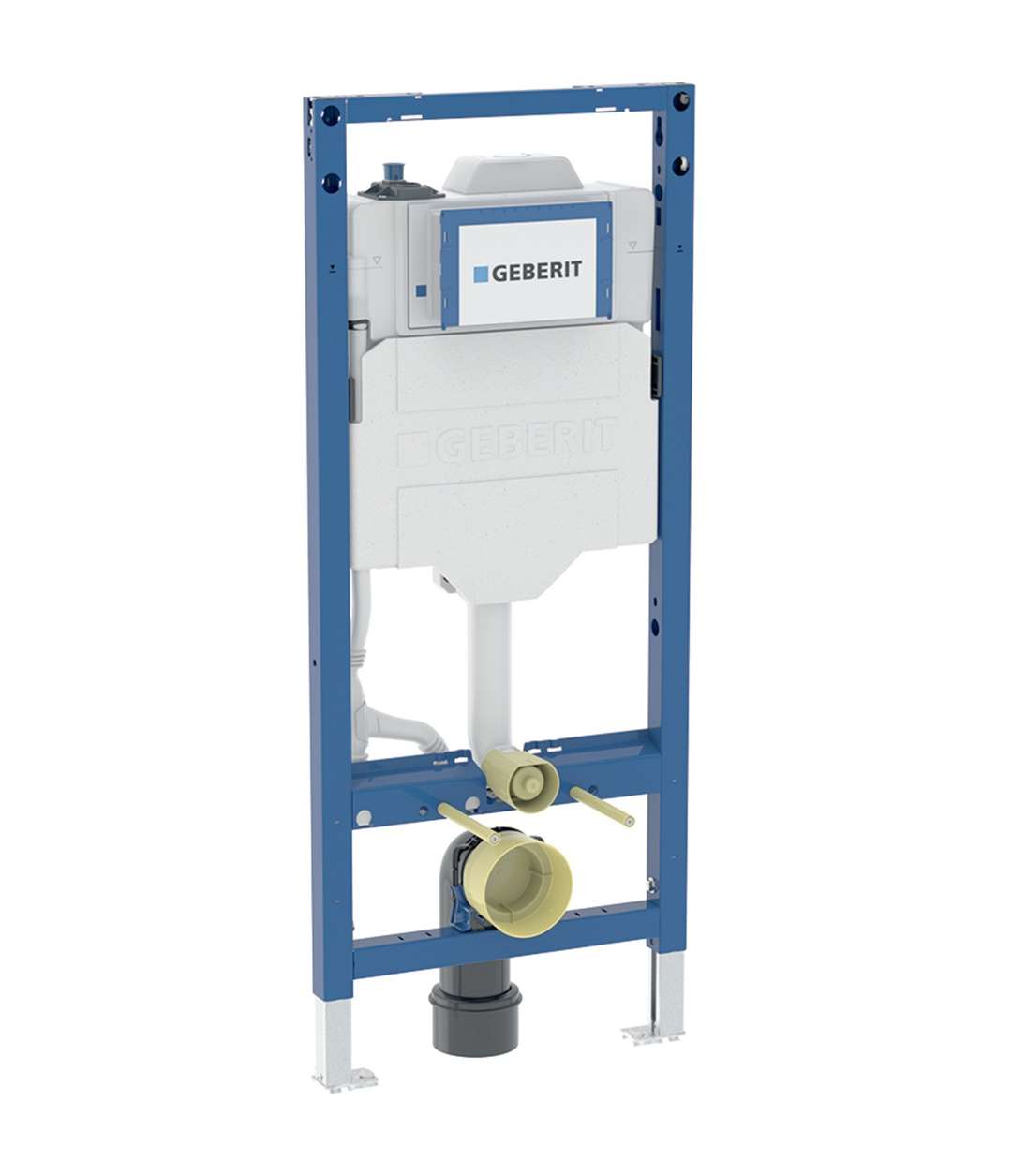 Geberit Duofix Predstenová inštalácia na závesné WC, so splachovacou nádržkou Sigma 12 cm, s hygienickým preplachom, výška 1,2 m 111.058.00.2