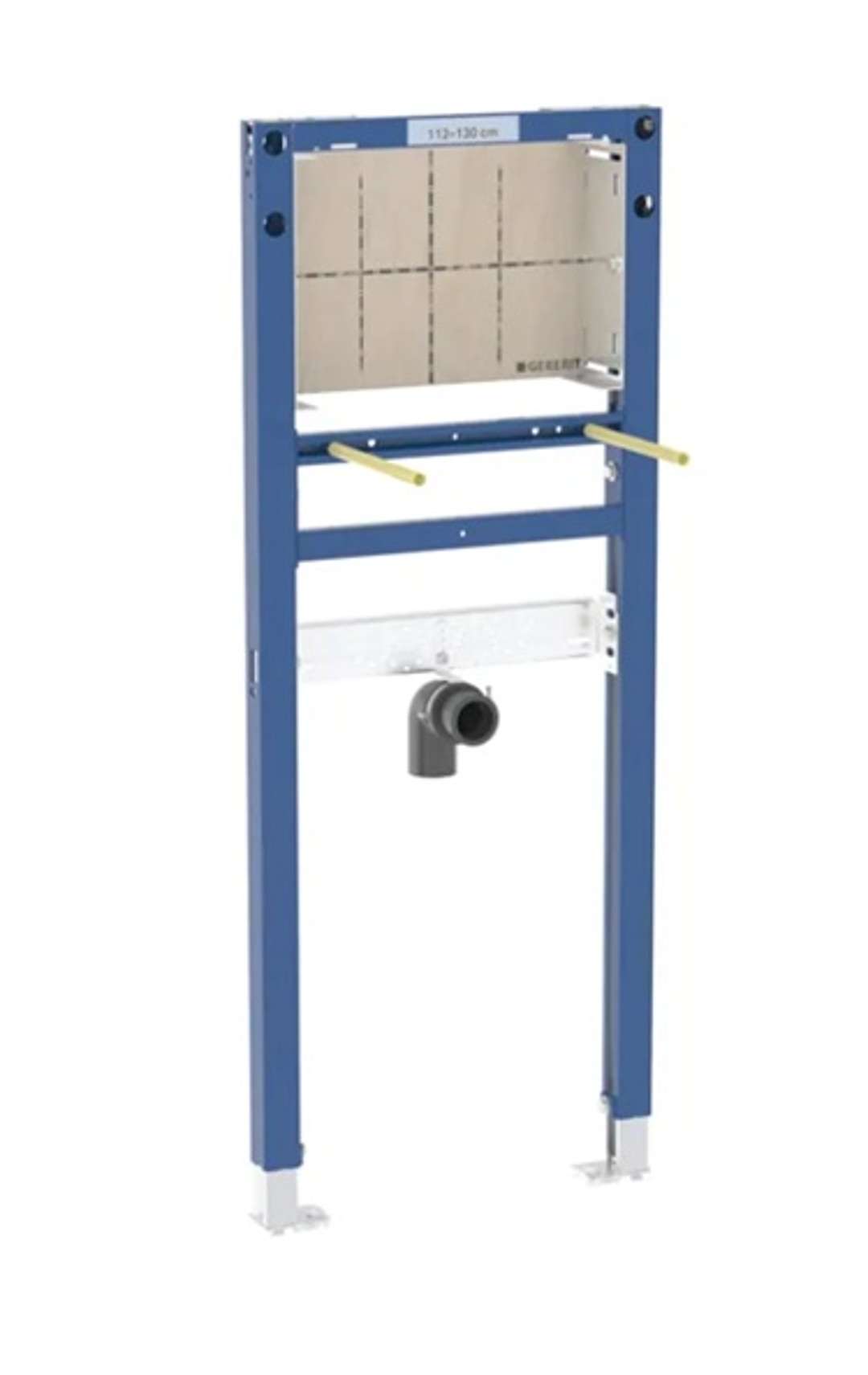 Geberit Duofix Predstenová inštalácia pre umývadlo, 112-130 cm, pre nástenné armatúry pod omietku, úzke vyhotovenie 111.274.00.2