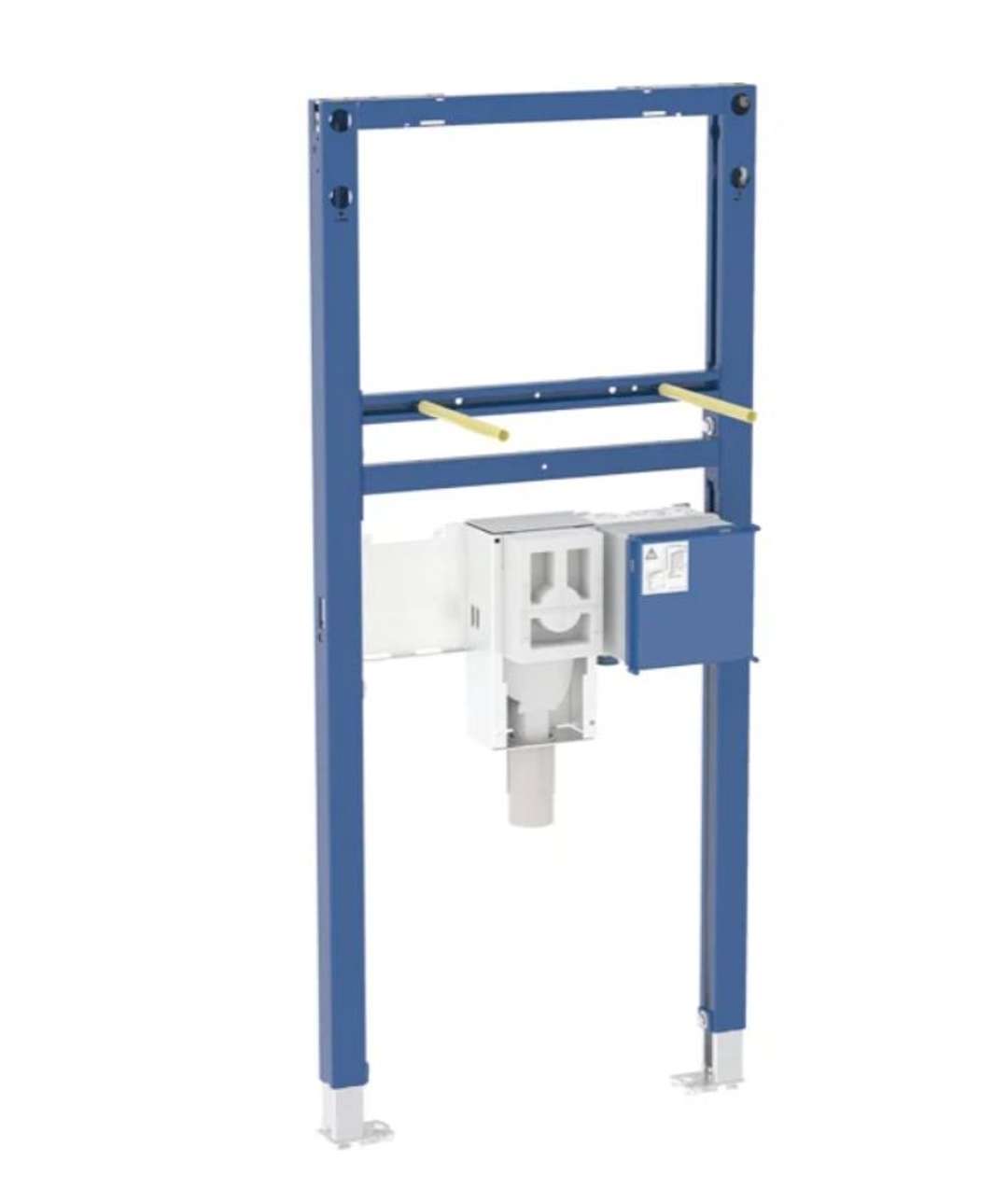 Geberit Duofix Montážny prvok pre umývadlo, 112 cm, pre stojankovú armatúru s funkčným boxom a zápachovým uzáverom pod omietku 111.556.00.2