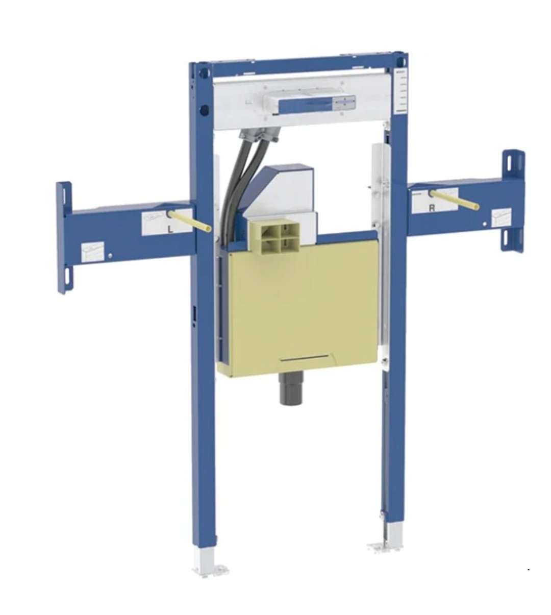 Geberit Duofix Predstenová inštalácia pre umývadlo Geberit ONE 90 cm, pre nástennú armatúru ONE, podomietkový sifón a prvok Clou, čiastočne vysoká 111.092.00.2