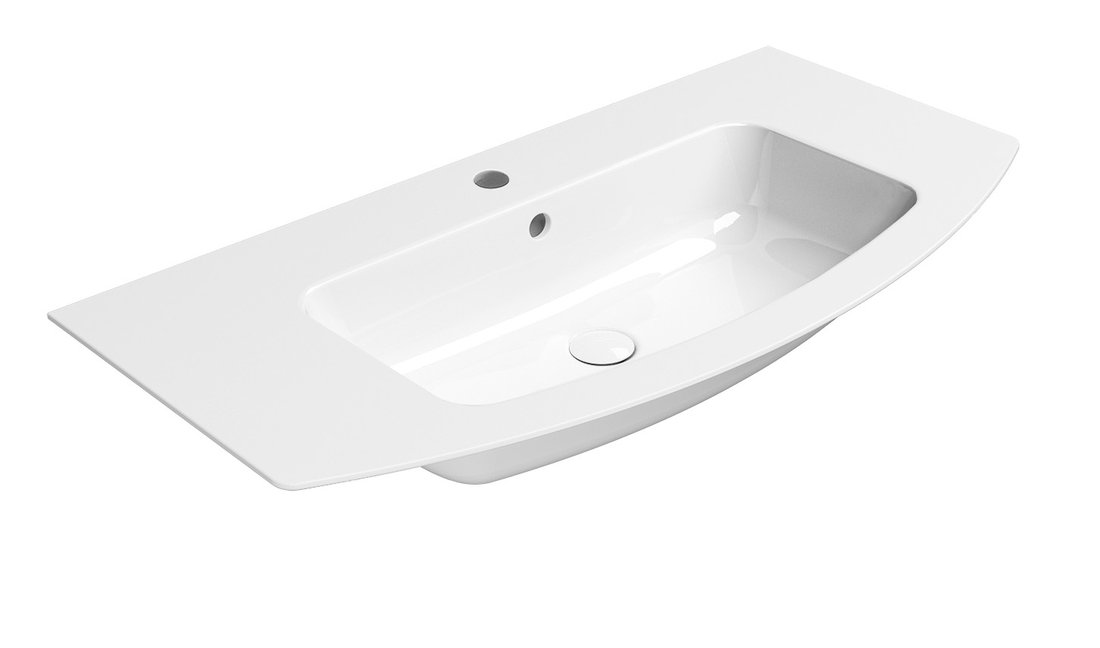 GSI PURA keramické umývadlo Slim oblé 102x52cm, biela ExtraGlaze 8825111