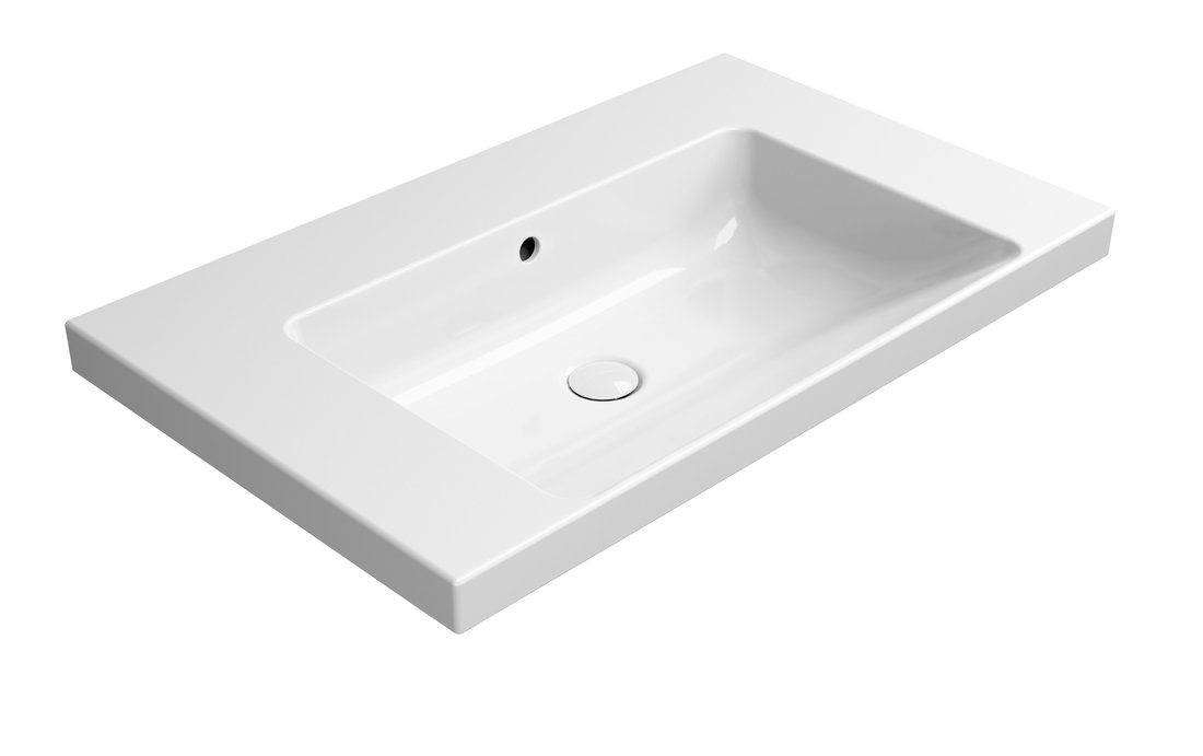 GSI NORM keramické umývadlo 80x50cm, bez otvoru, biela ExtraGlaze 8634011