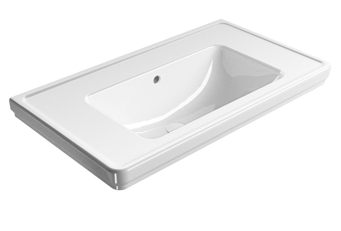 GSI CLASSIC keramické umývadlo 90x50cm, BEZ OTVORU, biela ExtraGlaze 8788011