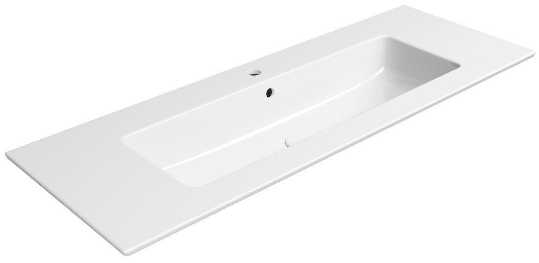 GSI PURA keramické umývadlo Slim 122x46cm, biela ExtraGlaze 8887111