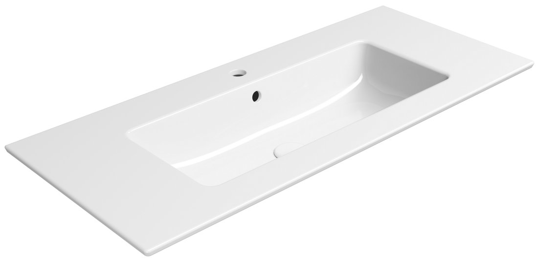 GSI PURA keramické umývadlo Slim 102x46cm, biela ExtraGlaze 8886111