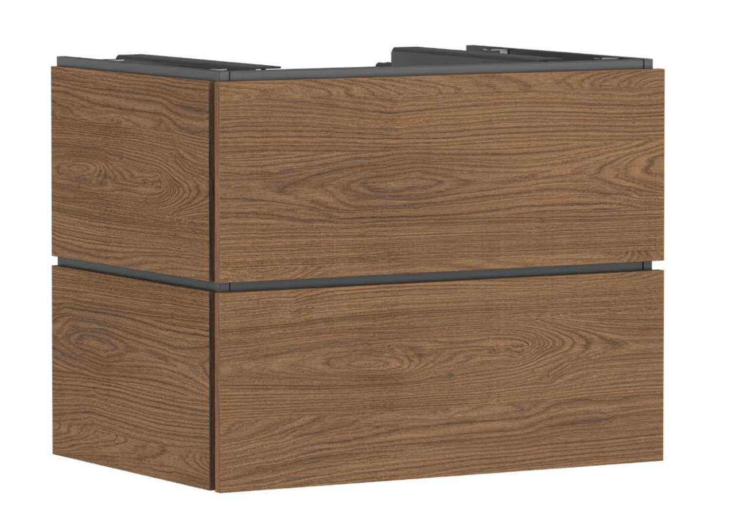 Hansgrohe Xilesa E Umývadlová skrinka, 62x78x55 cm, 2 zásuvky, kašmírový dub 54300550-HG