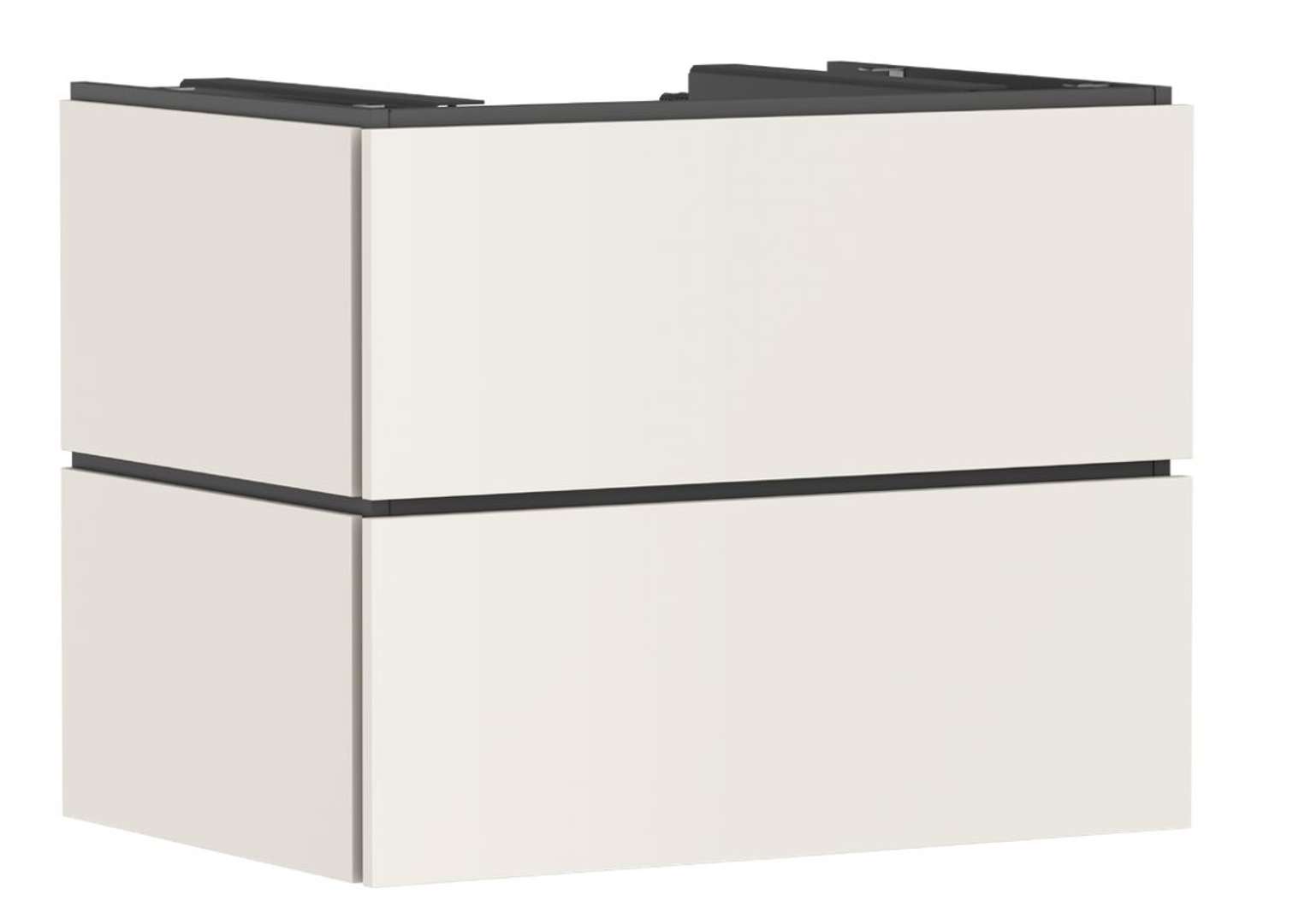 Hansgrohe Xilesa E Umývadlová skrinka, 62x78x55 cm, 2 zásuvky, matná béžová 54300780-HG