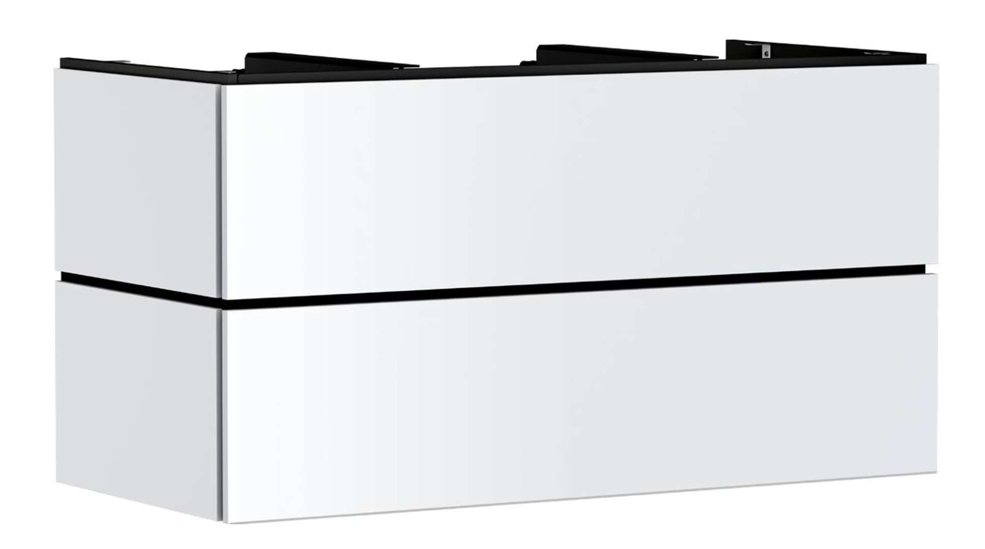 Hansgrohe Xilesa E Umývadlová skrinka, 62x118x55 cm, 2 zásuvky, matná biela 54303700-HG