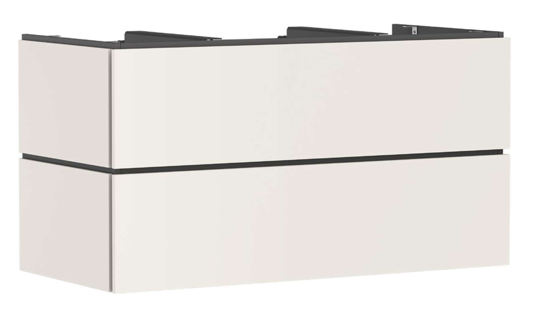 Hansgrohe Xilesa E Umývadlová skrinka, 62x118x55 cm, 2 zásuvky, matná béžová 54303780-HG