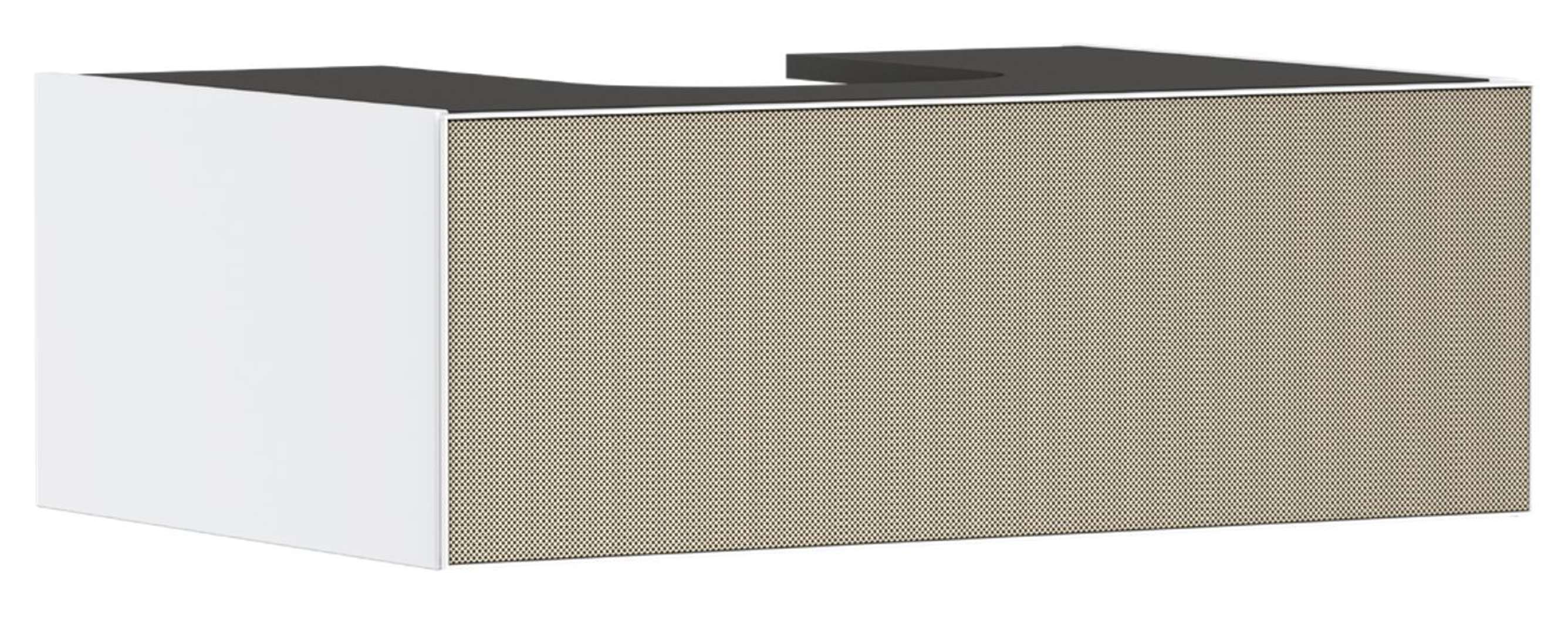 Hansgrohe Xevolos E Umývadlová skrinka, 28x78x55 cm, 1 zásuvka, matná biela/štruktúrovaný bronz 54310390-HG