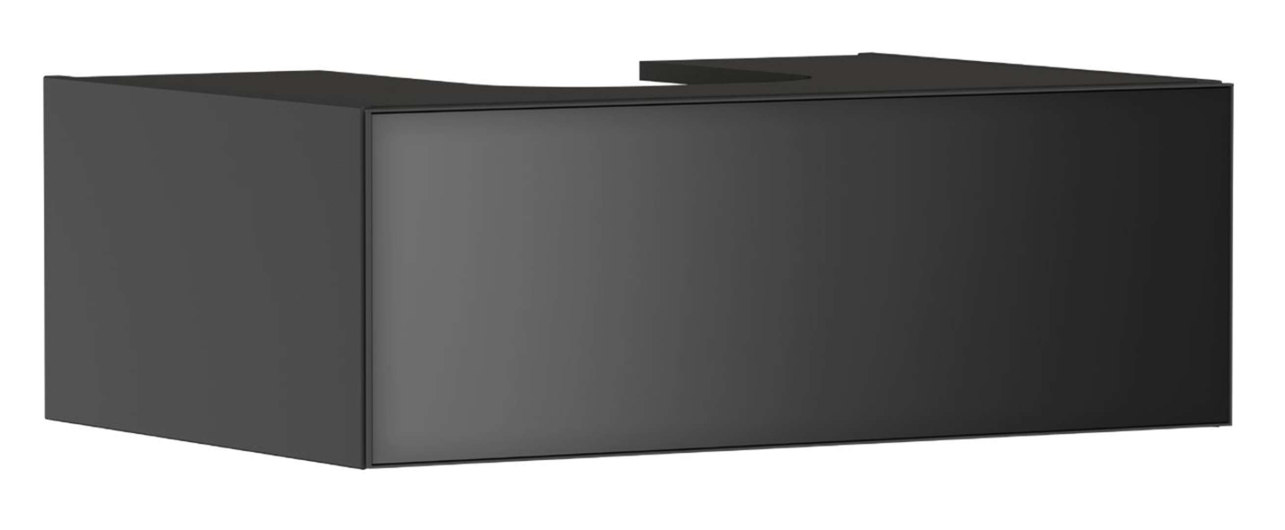 Hansgrohe Xevolos E Umývadlová skrinka, 28x78x55 cm, 1 zásuvka, matná sivá/metalická sivá 54312770-HG