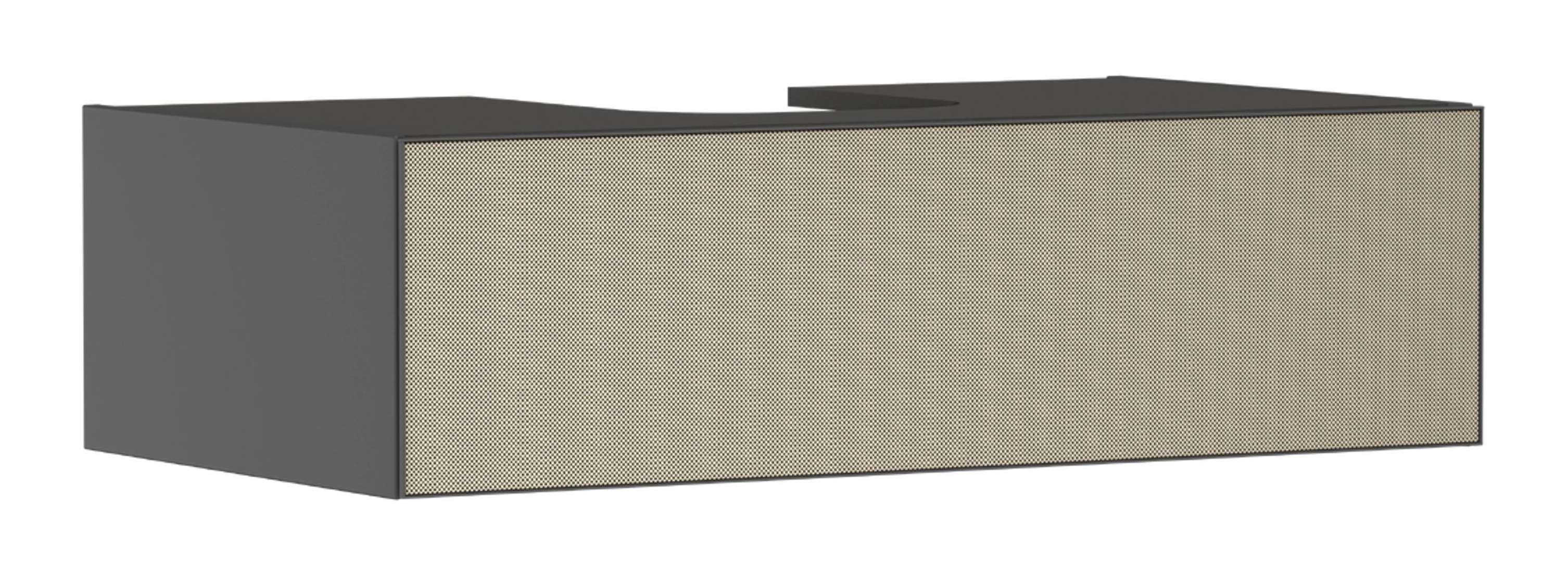 Hansgrohe Xevolos E Umývadlová skrinka, 28x98x55 cm, 1 zásuvka, matná sivá/štruktúrovaný bronz 54315390-HG