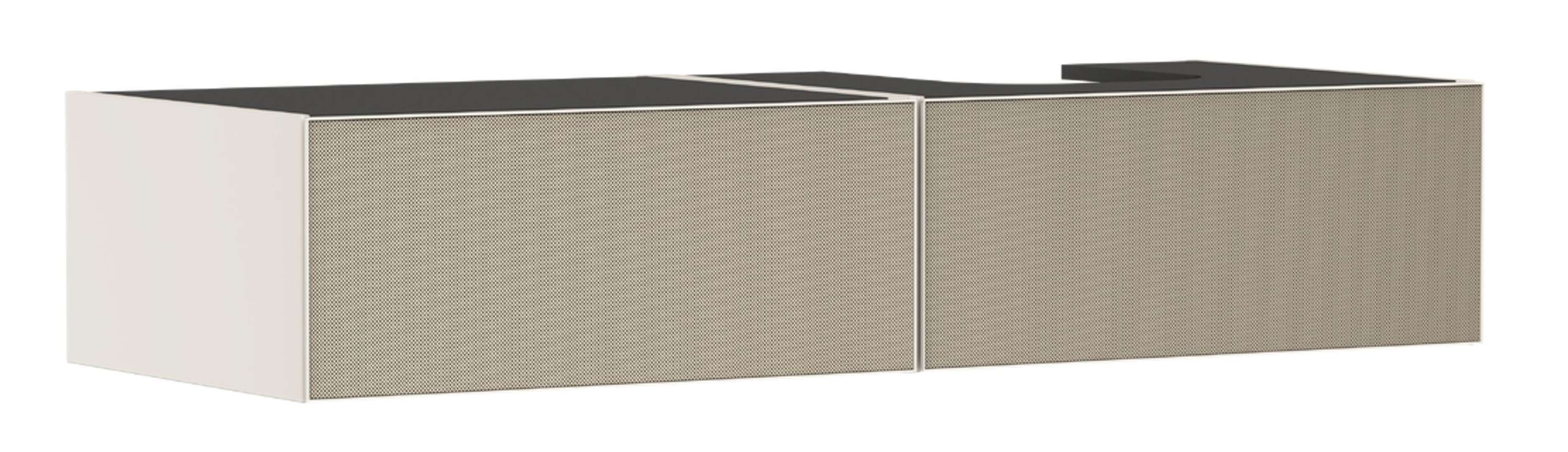 Hansgrohe Xevolos E Umývadlová skrinka, 28x137x55 cm, 2 zásuvky, matná béžová/štruktúrovaný bronz 54323390-HG