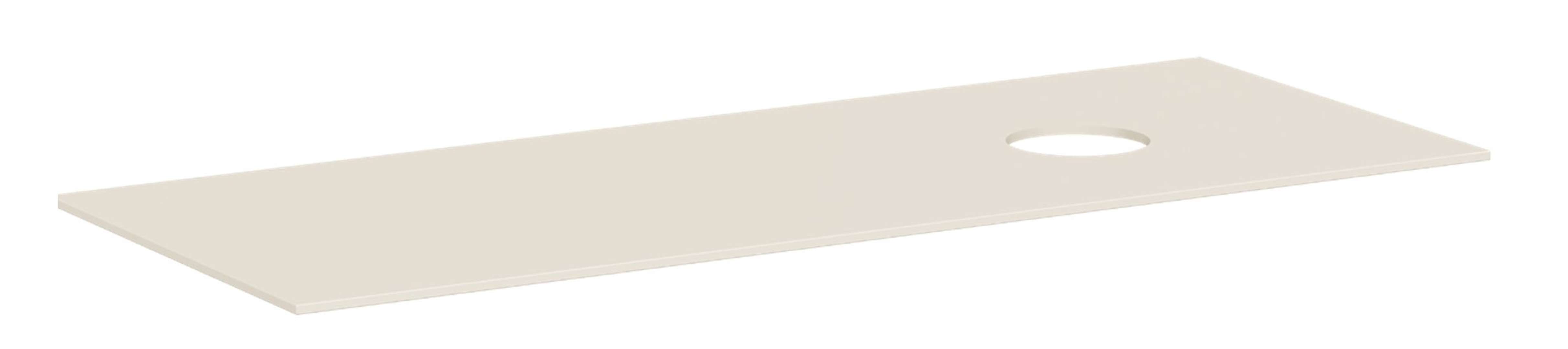 Hansgrohe Xevolos E Doska pod umývadlo, 137x55 cm, výrez vpravo, matná béžová 54334780-HG