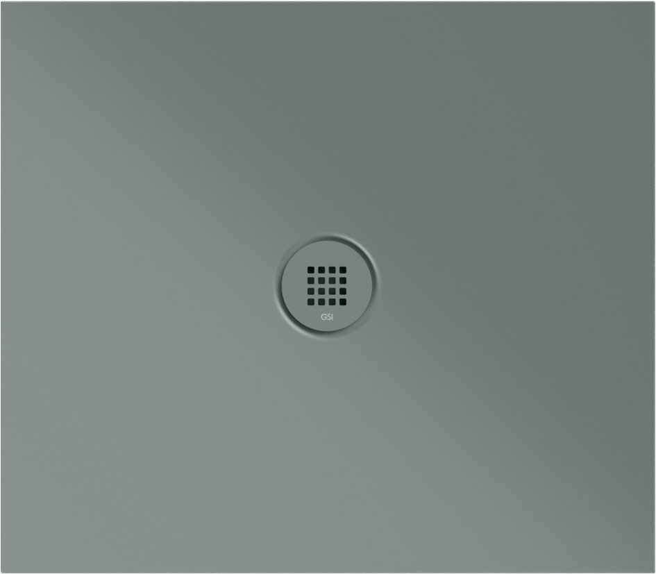 GSI EXTRA FLAT Keramická sprchová vanička, obdĺžnik 80x70x2cm, biela mat 46080704