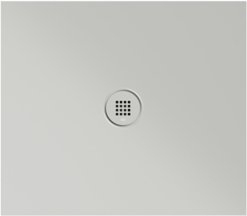 GSI EXTRA FLAT Keramická sprchová vanička, obdĺžnik 80x70x2cm, cenere mat 46080717