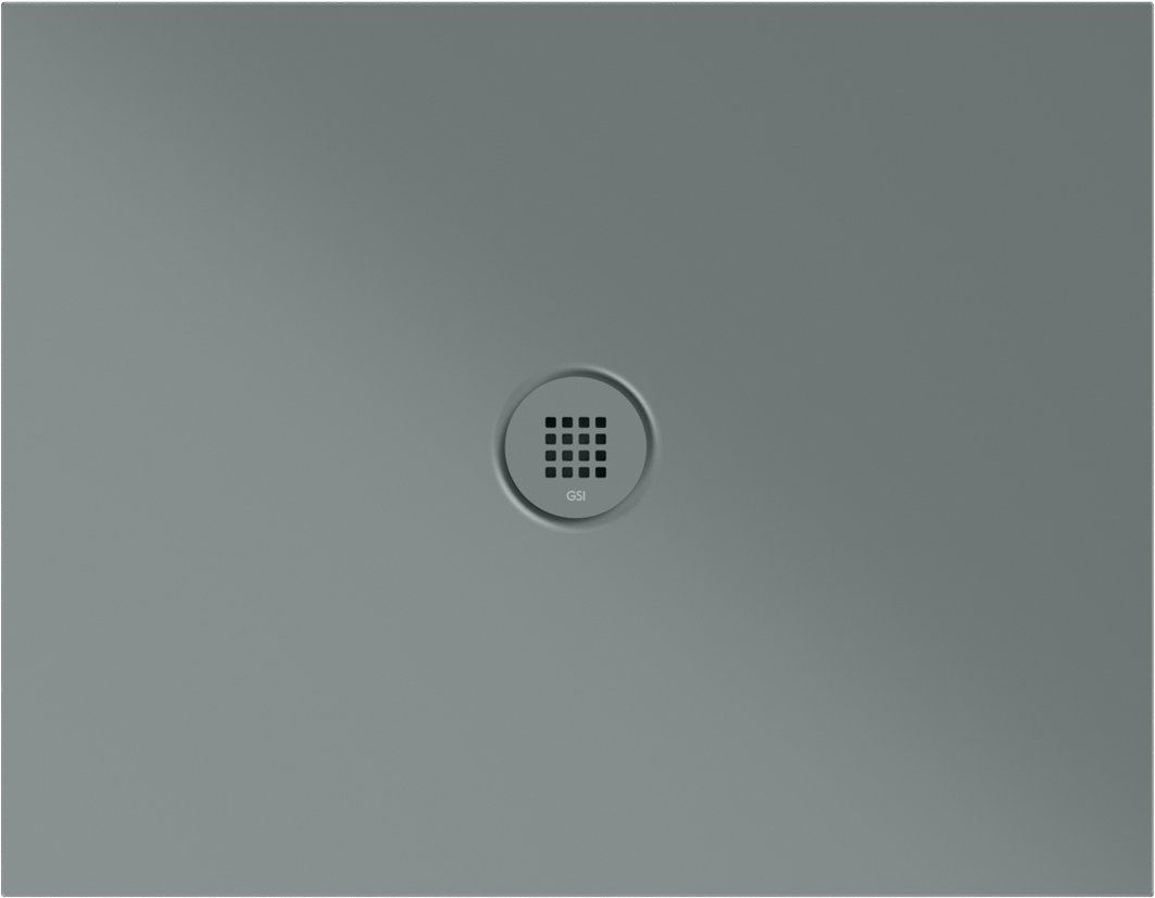 GSI EXTRA FLAT Keramická sprchová vanička, obdĺžnik 90x70x2cm, agave mat 46090704