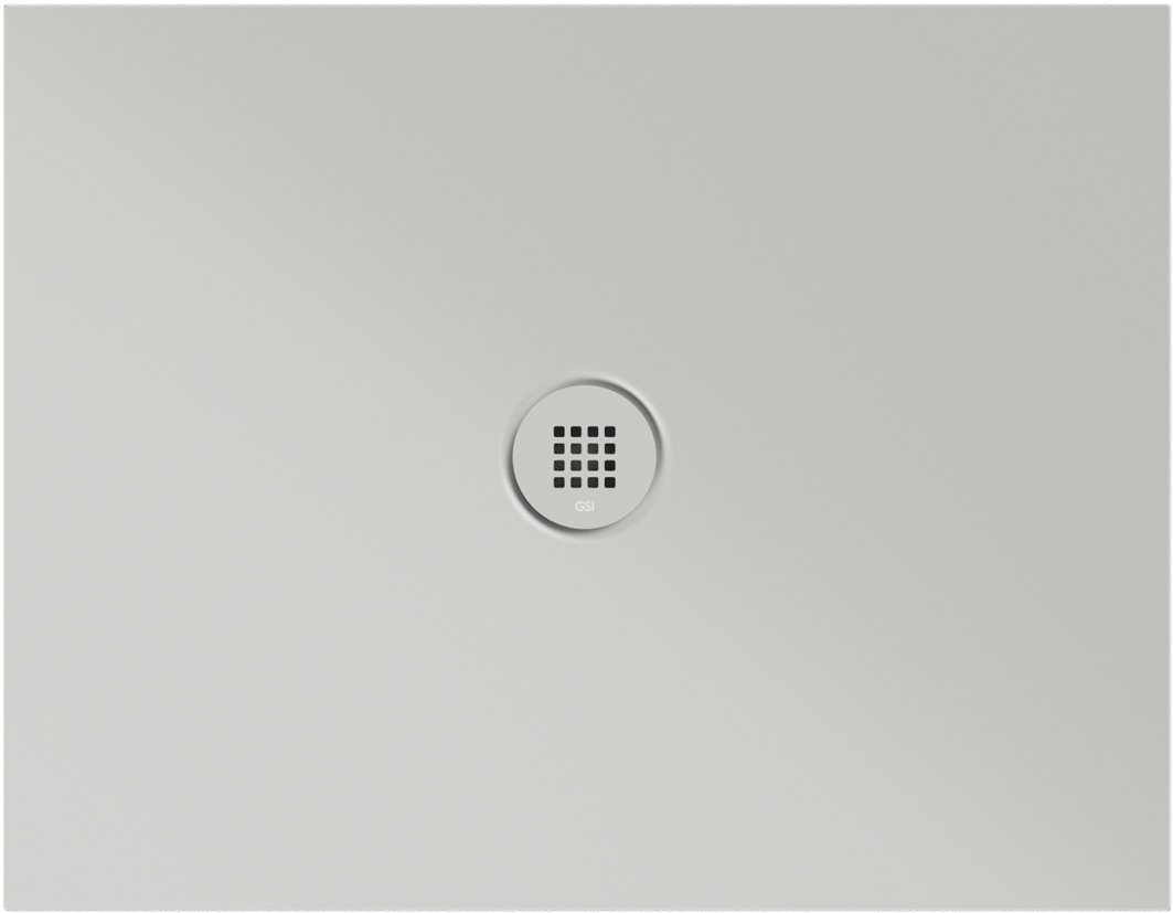 GSI EXTRA FLAT Keramická sprchová vanička, obdĺžnik 90x70x2cm, cenere mat 46090717