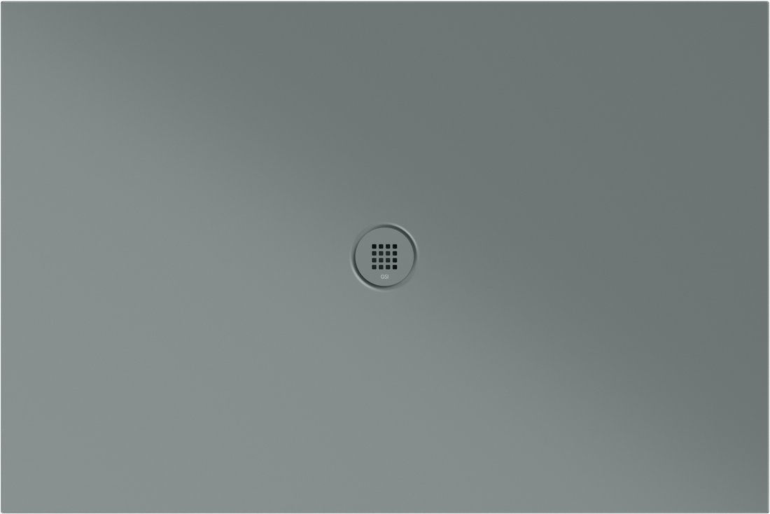 GSI EXTRA FLAT Keramická sprchová vanička, obdĺžnik 120x80x2cm, agave mat 46120804