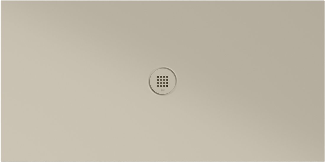 GSI EXTRA FLAT Keramická sprchová vanička, obdĺžnik 140x70x2cm, creta mat 46140708