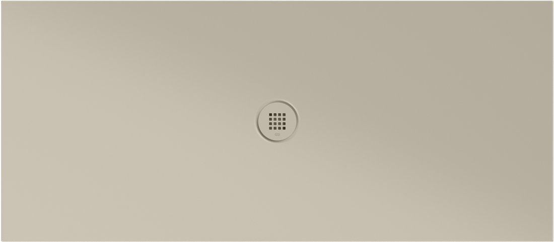 GSI EXTRA FLAT Keramická sprchová vanička, obdĺžnik 160x70x2cm, creta mat 46160708