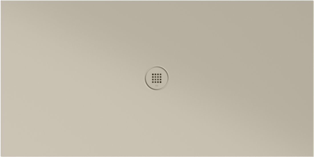 GSI EXTRA FLAT Keramická sprchová vanička, obdĺžnik 160x80x2cm, creta mat 46160808